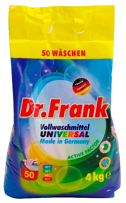 Dr. Frank Порошок стиральный Univirsal Vollwaschmittel 4кг