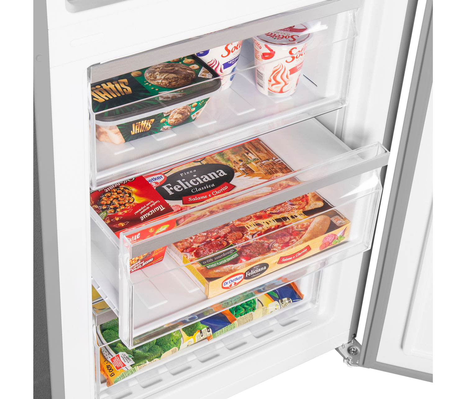 Купить Двухкамерный холодильник MAUNFELD MFF185NFBG — Фото 16
