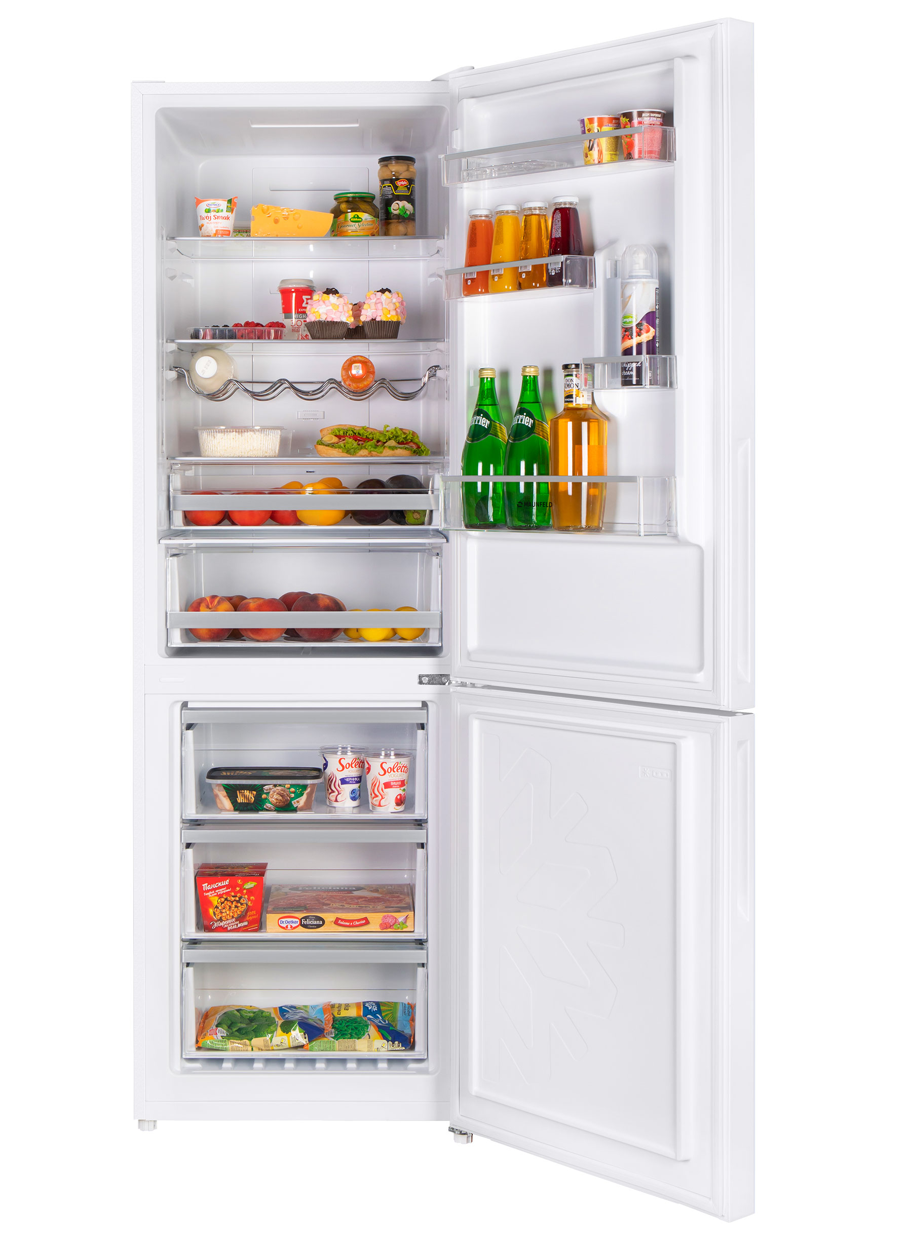 Холодильник MAUNFELD MFF185NFW — купить в интернет-магазине Премьер Техно — Фото 3