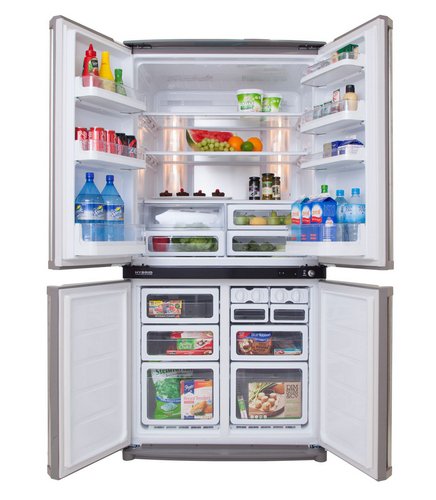 Холодильник SHARP SJ-F95STSL — купить в интернет-магазине Премьер Техно — Фото 3