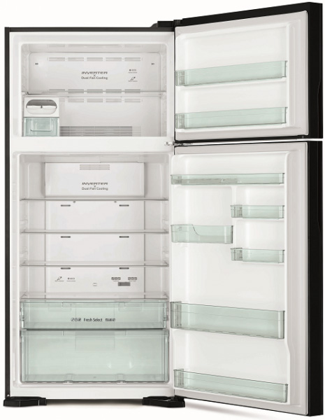 Двухкамерный холодильник HITACHI R-V 662 PU7 PWH — купить в интернет-магазине Премьер Техно — Фото 3