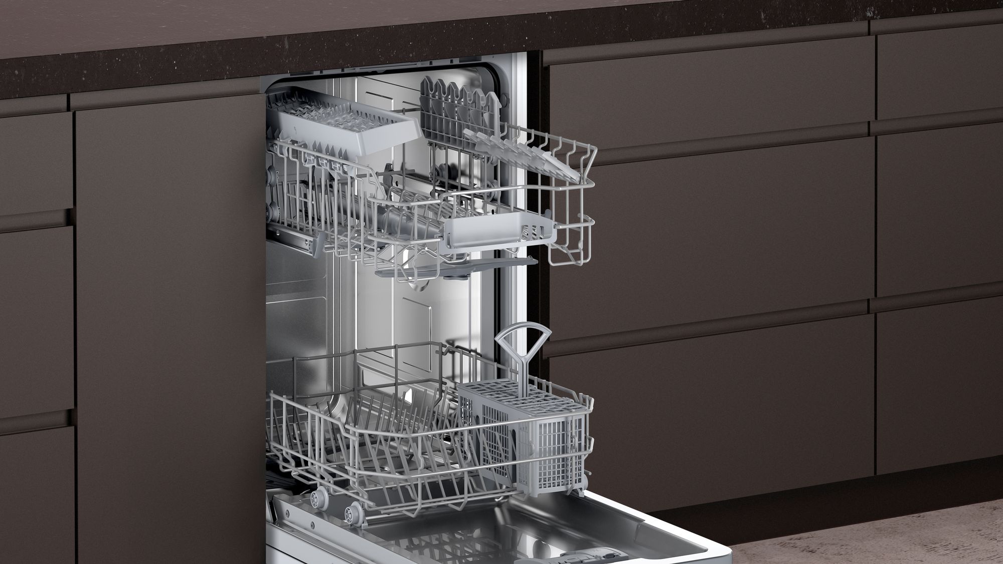 Встроенная посудомоечная машина neff