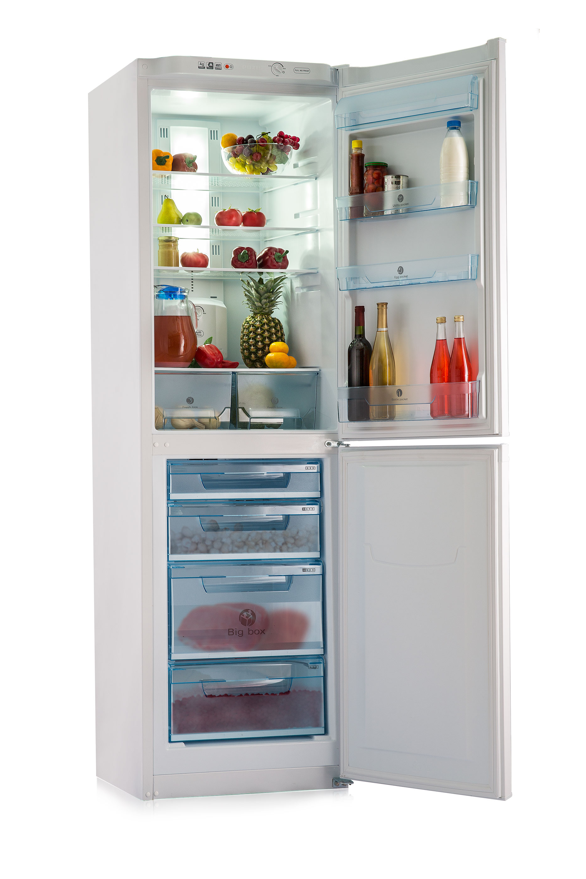 Купить Двухкамерный холодильник POZIS RK FNF-172 бежевый — Фото 2