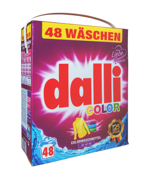 Аксессуары DALLI Порошок стиральный COLOR для цветных тканей 3,12кг 48 стирок — купить в интернет-магазине Премьер Техно — Фото 1