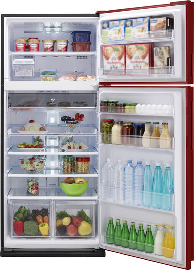 Двухкамерный холодильник SHARP SJ-XP59PGRD — купить в интернет-магазине Премьер Техно — Фото 2