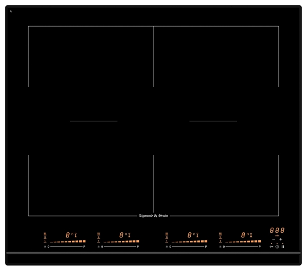 Индукционная варочная панель ZIGMUND-SHTAIN CIS 444.60 BK																		 — описание, фото, цены в интернет-магазине Премьер Техно