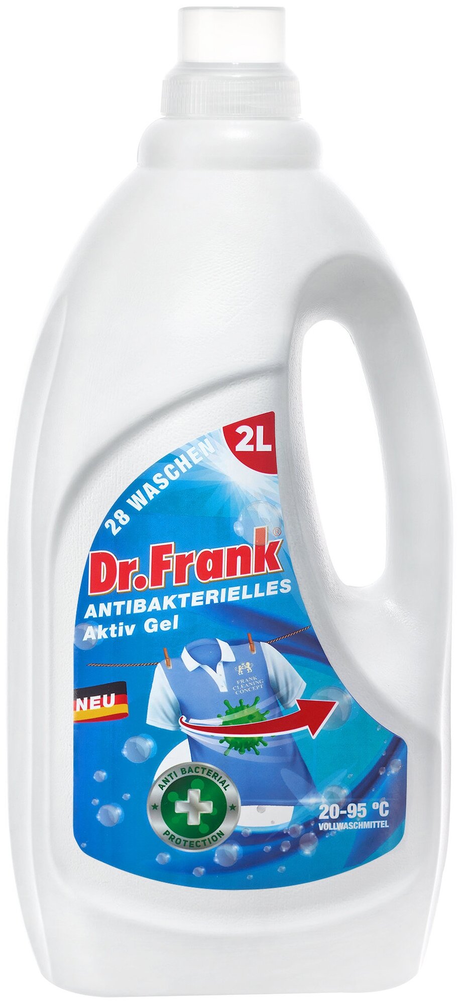 Dr. Frank Гель для стирки Aktiv Gel антибактериальный 2л 28 стирок