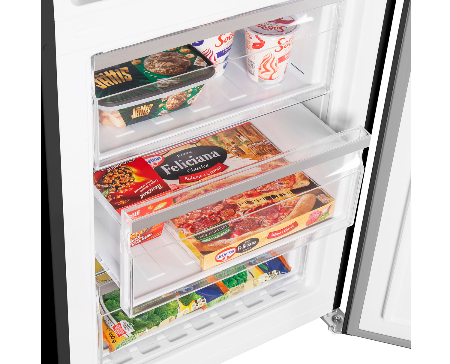 Купить Двухкамерный холодильник MAUNFELD MFF200NFB — Фото 15