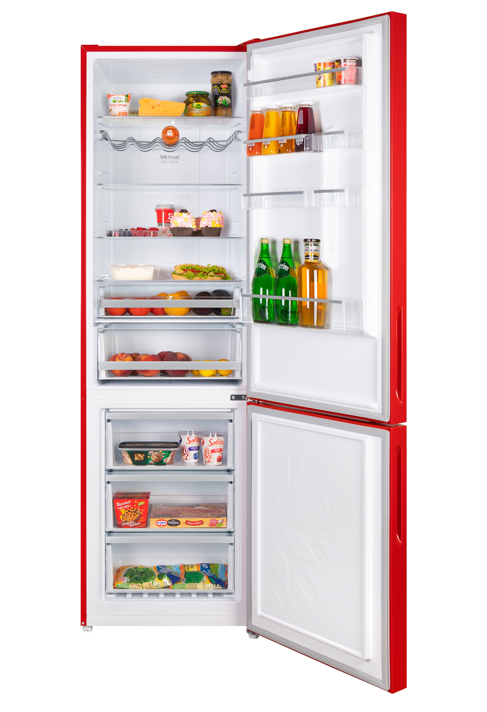 Купить Двухкамерный холодильник MAUNFELD MFF200NFR — Фото 3