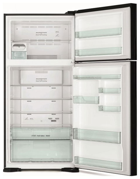 Купить Двухкамерный холодильник HITACHI R-VG 662 PU7 GPW — Фото 2