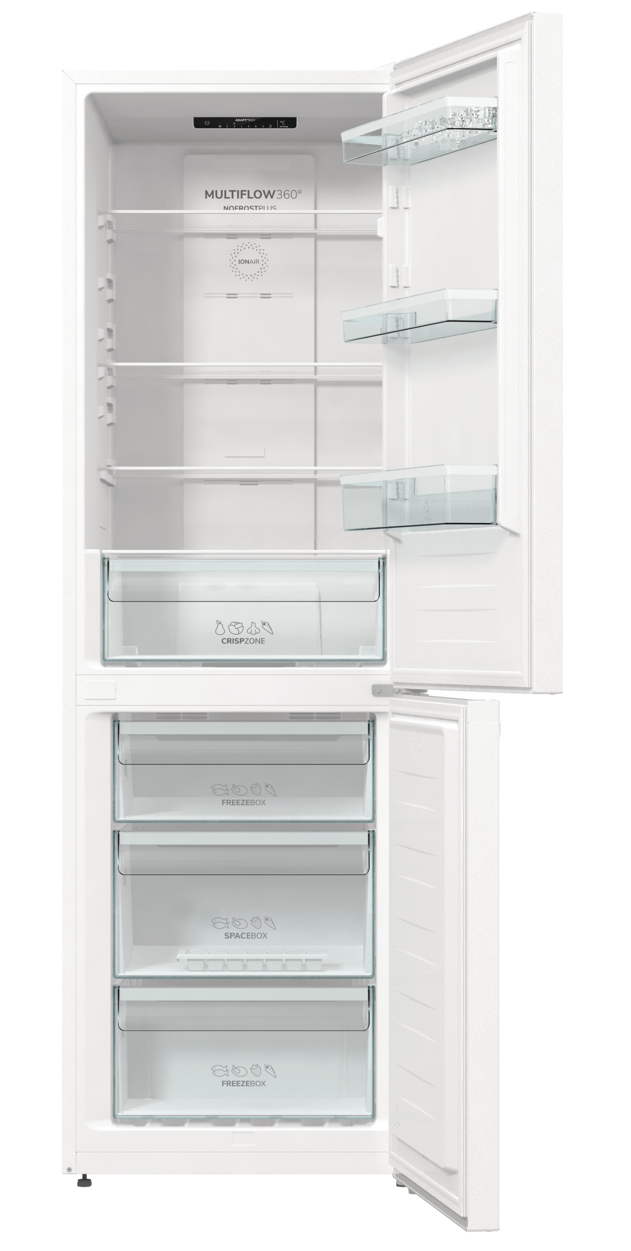 Двухкамерный холодильник GORENJE NRK6191EW4 — купить в интернет-магазине Премьер Техно — Фото 4