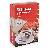 FILTERO фильтры для кофе, №2/80, коричневые