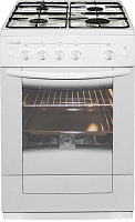 Кухонная плита Лысьва ГП 400 М2С-2у белая, б/крышк г/пл