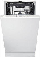Узкая встраиваемая посудомоечная машина Gorenje GV520E10S