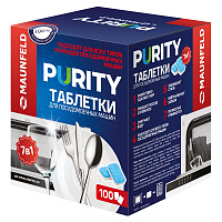 MAUNFELD Таблетки для посудомоечных машин Purity all in 1 MDT100PH (100 шт. в упаковке)