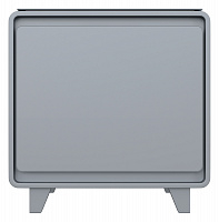 Однокамерный холодильник Hyundai CO0503 серебристый