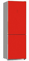 Двухкамерный холодильник AVEX RFC-301D NFGR красное стекло