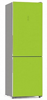 Двухкамерный холодильник AVEX RFC-301D NFGG зеленое стекло