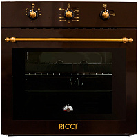 Встраиваемый газовый духовой шкаф RICCI RGO-620BR
