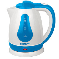 Чайник Scarlett  SC-EK18P29 белый/голубой