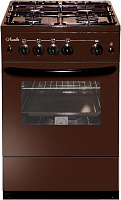 Кухонная плита Лысьва ГП 400 М2С-2у Коричневый Стеклянная крышка