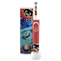 BRAUN Oral-B Vitality Kids Pixar D100.413.2KX + чехол, красный
