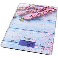 Кухонные весы MARTA MT-1633 весенние цветы