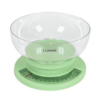 Кухонные весы LUMME LU-1303 зеленый
